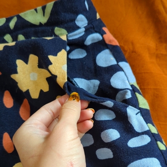 Princess Highway Floral Navy Miniskirt - Picture 5 of 10